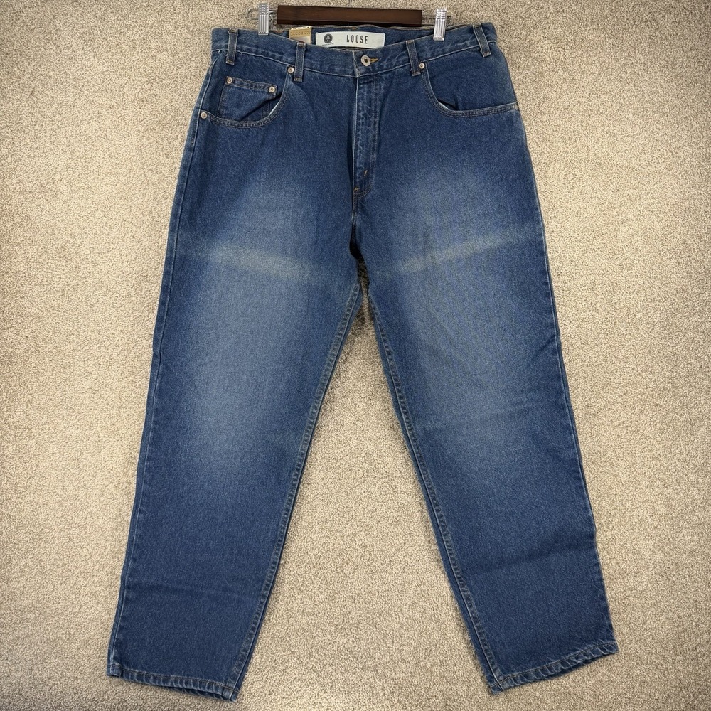 VTG Arizona Jeans 36/30 Y2K Loose Fit New Distressed Old Stock Skater Relaxed